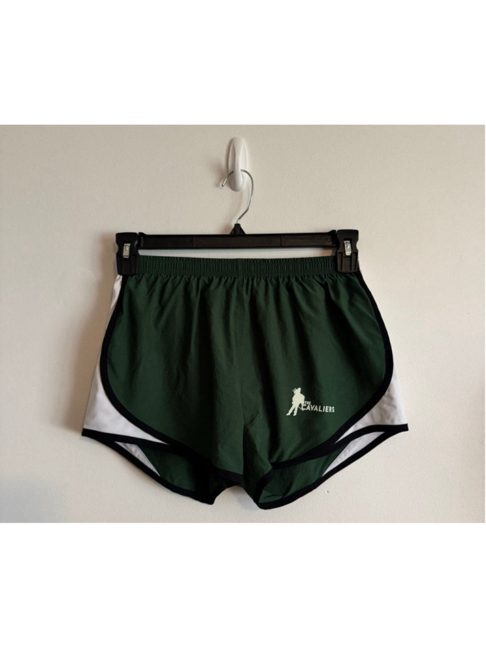 Women's Sport-Tek The Cavaliers Athletic Shorts Green White Size M
